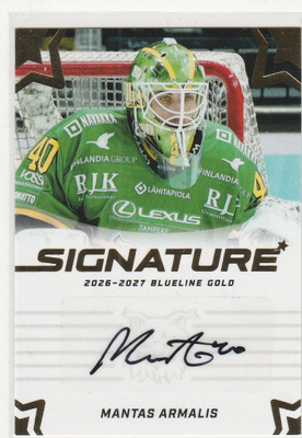 2025/26 Blueline Gold Signature Armalis Ilves /40