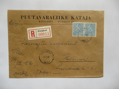 1956 Kivijärvi R liikekuori