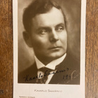 KAARLO SAARNIO, SIGNEERATTU VALOKUVA - pikkukuva 1