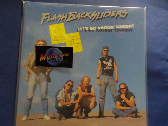 FLASHBACKSLIDERS - LET'S GO ROCKIN' TONIGHT - UUSI LP +