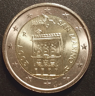 San Marino 2 € 2007 UNC