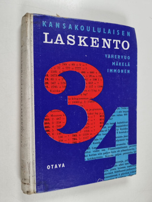 Toivo Vahervuo : Kansakoululaisen laskento 3-4