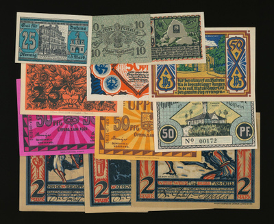 Saksa Notgeld 12 kpl, erä 19