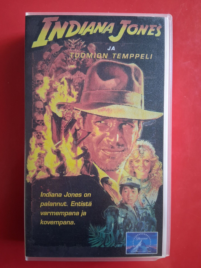 Indiana Jones ja Tuomion temppeli (1984) VHS
