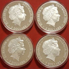 4 kpl Australia 1 oz 999 hopeaa, Sydney Olympics. - pikkukuva 2