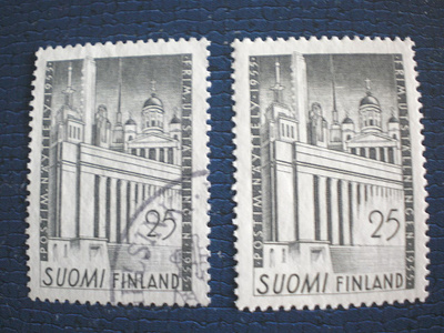 Suomalaiset postimerkit v. 1955