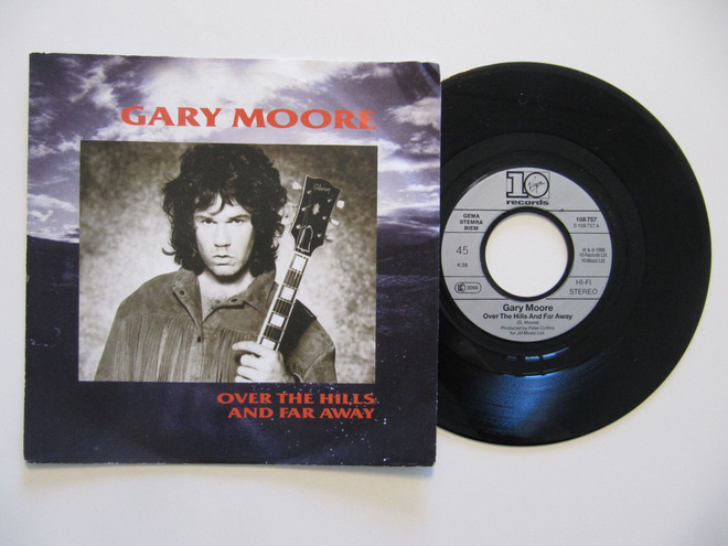 Gary Moore – Over The Hills And Far Away 7" sinkku