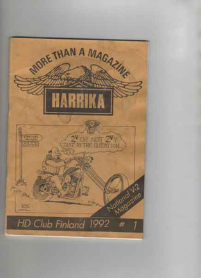 Harrika,Harley-Davidson Club Finland,1992 / 1[kausijulkaisu]
