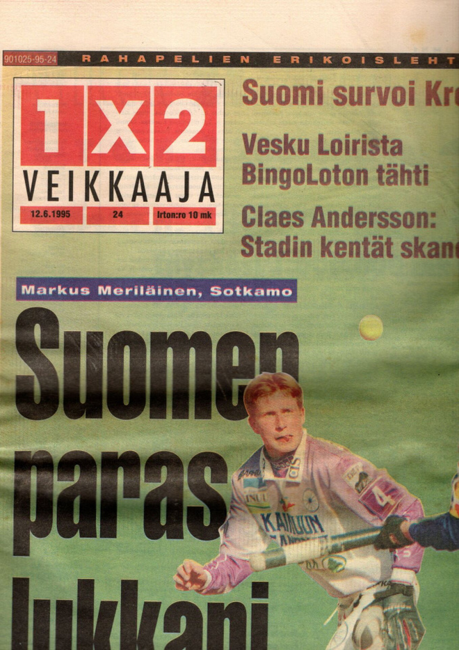 Veikkaaja n:o 24 1995   Katso kuvat.