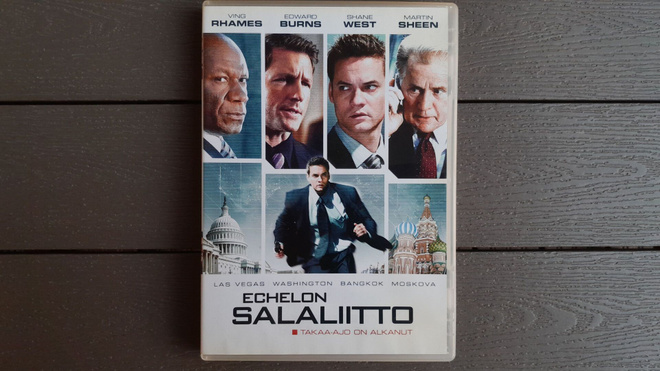 DVD: Echelon Salaliitto (Shane West, Martin Sheen 2008)