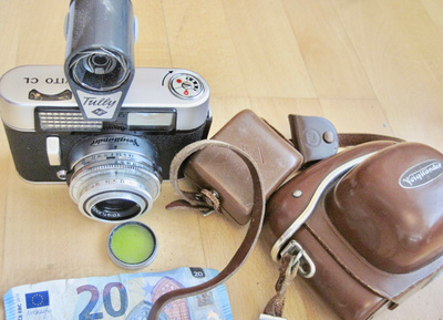 VANHA Kamera Voigtländer Vito CL SIISTI + Salama + Suodatin