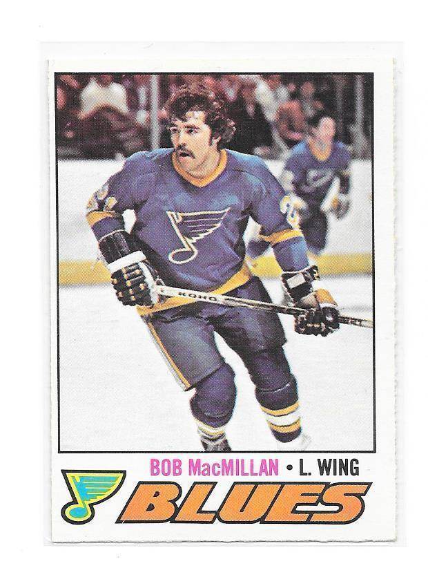 1977-78 OPC #141 Bob MacMillan St Louis Blues