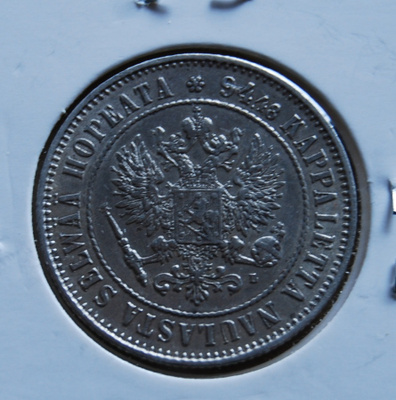 1 Markka 1908 Hopeaa, Suomi