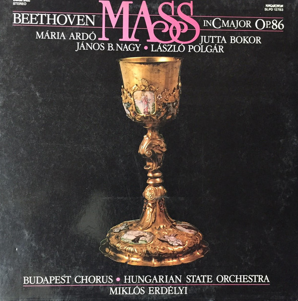 BEETHOVEN MASS IN C MAJOR :: VINYYLI  LP  ..  BUDAPEST  1986