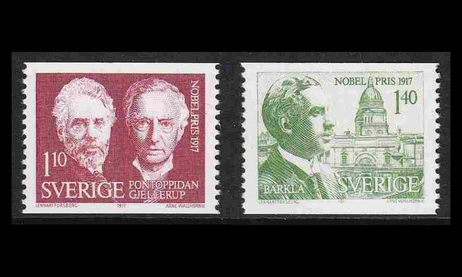 Ruotsi 1010-1 ** Nobel-voittajia (1977)