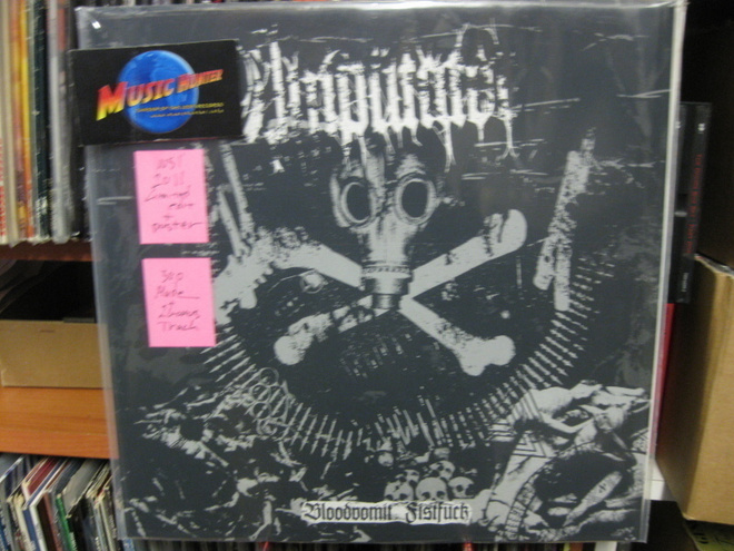 AMPUTATOR - BLOODVOMIT FISTFUCK 2011 LIMITED EDIT UUSI LP