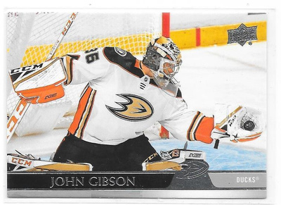 2020-21 Upper Deck #1 John Gibson Anaheim Ducks MV