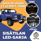Jeep Wrangler (TJ) Sisätilan LED-sarja 8-osainen - pikkukuva 1