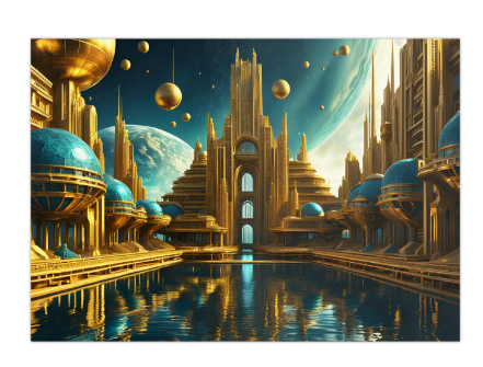 100 kpl uusia Sci-Fi taide julisteita koko A4