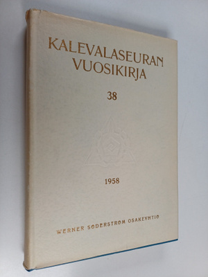 Kalevalaseuran vuosikirja 38