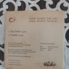 Ever Since The Day - Stay Silent Forever CD (M-) - pikkukuva 2