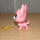 LITTLEST PET SHOP korallinp. Bellina CHIHU, KETTU + amuletti - pikkukuva 2