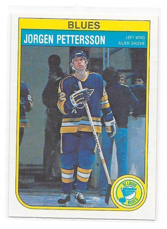 1982-83 OPC #309 Jörgen Pettersson St Louis Blues
