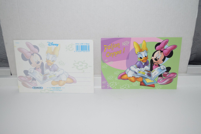  Postikortti (K)  Disney Iines ankka ja Minni Hiiri
