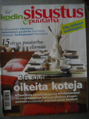 Kodin Kuvalehti kesä 2000 - Sisustus&puutarha (21.3)