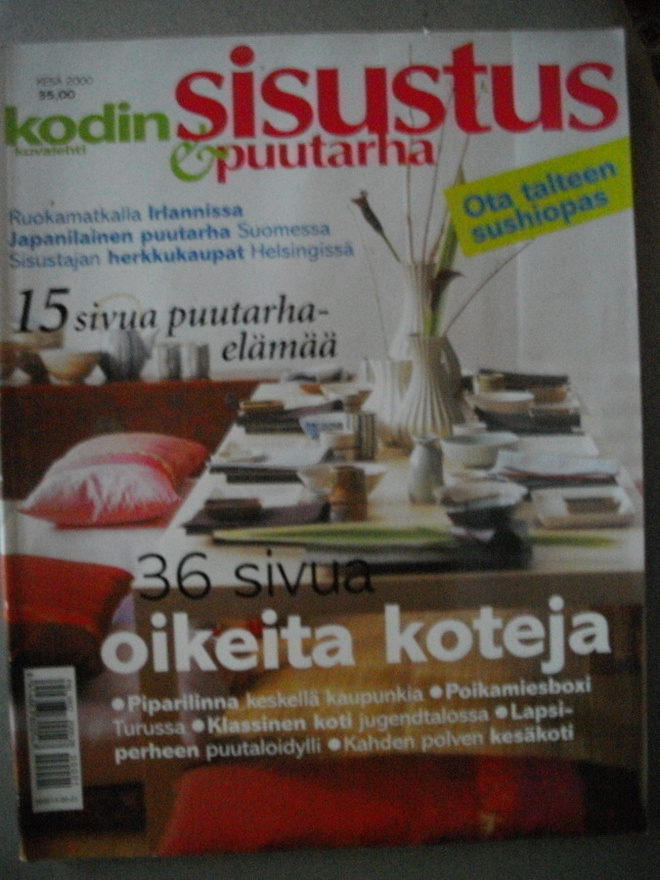 Kodin Kuvalehti kesä 2000 - Sisustus&puutarha (21.3)