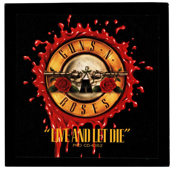 Guns N' Roses - Live And Let Die CD PROMO SEALED