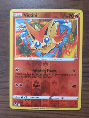 Pokemon Victini 023/195 Reverse holo rare