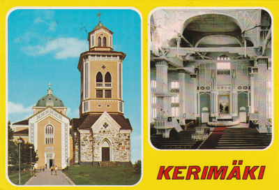 KIRKKOKORTTI - KERIMÄEN KIRKKO  - 41