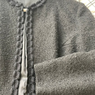 Chanel-tyylinen musta villajakku 36/38, aito vintage - pikkukuva 4