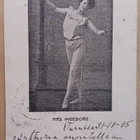 Mrs Ingeborg, akrobaatti, tanssija, vanha mv pk, p. 1905 - pikkukuva 1