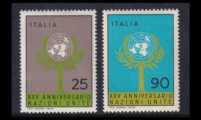Italia 1319-20 ** YK 25v (1970)