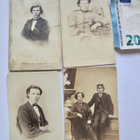 4 CDV Valokuvaa Viro Eesti Tallinna Tartu 1860-l Uniformu Ym - pikkukuva 1