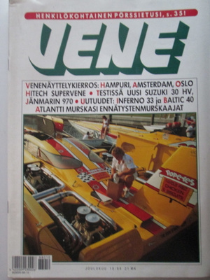 VENE LEHTI 10 / 1988 VENEILYN ERIKOISLEHTI 37 V TAKAA