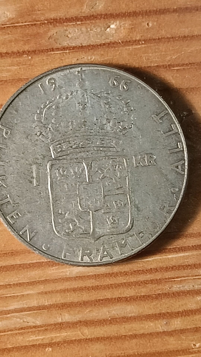Ruotsi 1 kruunu 1966