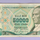 Turkki 50000 Lirasi v.1989 P-203 - pikkukuva 1