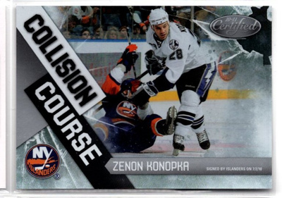 Zenon Konopka 10-11 Panini Certified Collision Course xx/500
