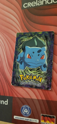 Bulbasaur #E1 Pokemon 1999 Topps Movie Evolution card