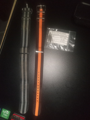 Nato-rannekke 2pl + tapit 22mm