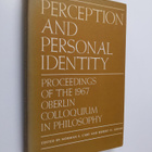 Oberlin Colloquium in Philosophy Staff : Perception and P... - pikkukuva 1