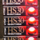 5KPL TDK HS30 VHS-C Videokamera Kasetit NOS - pikkukuva 1
