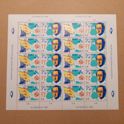 1992 Eurooppa-merkkit arkki **