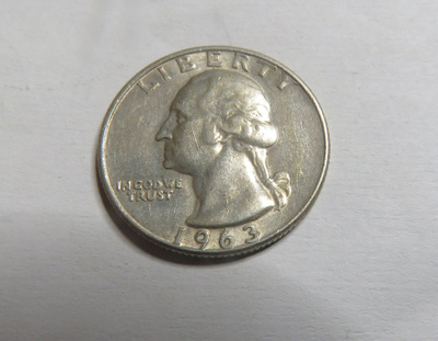 USA Washington quarter 1963 D