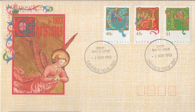 FDC Australia 1993 Joulu