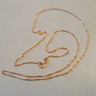 Kultainen 14K ohut ketju 46,5cm - pikkukuva 1
