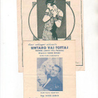 Musiikki, sekalaisia esitteitä, 5 kpl. , 1930-1950 ? - pikkukuva 2